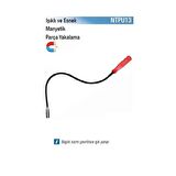 NT Tools Işıklı ve Esnek Manyetik Parça Yakalama 5 LB. NTPU13