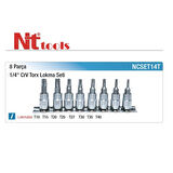 Nt Tools 8 Parça 1/4" Torx Lokma Seti CrV NCSET14T
