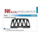 Nt Tools 9 Parça 1/2" Torx Lokma Seti CrV NCSET87