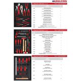 İzeltaş 8 Çekmeceli Dolu Takım Arabası Garage8 139 Parça 8242 00 8142