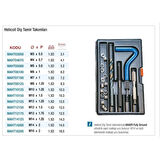 Maier M8x1,25 Helicoil Tamir Seti Metrik Standart Diş Tamir Takımı MAHT08125