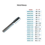 Maier M8x1,25 Düz Helicoil Kılavuzu HSS Diş Tamir Kılavuzu MAHKL08125