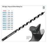 Maier Ø18mm. Ahşap Matkap Ucu SDS Saplı Ağaç Delme Ucu Toplam Boy 500mm. MAWS18