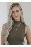 Kadın Sıfır Kol Kolsuz Body VİSKON Boğazlı Body Bluz