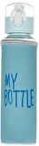 My Bottle Deri Kılıflı Cam Matara 480 Ml