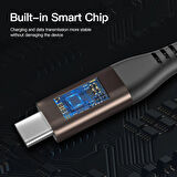 Type C to Type C 100WATT Android Huawei Xiaomi Iphone Hızlı Şarj Data Kablosu Siyah 1 Metre