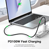 USB 4 To Type C 4.0 240WATT Macbook Pro Görüntü Aktarma Kablosu 8K@60Hz Thunderbolt Uyumlu 40GBPS 1 Metre