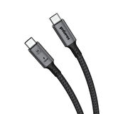 USB 4 To Type C 4.0 Harici SSD Kablosu 40GBPS Hızlı Veri Aktarma 100WATT Kısa Şarj Kablosu 20 cm