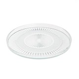 İpek Elena Cam Tabak - Şeffaf - 19 cm