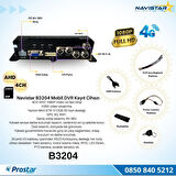 4 Kanal AHD 1080P Harddisk ve Sd kart Destekli Profesyonel Mobil DVR Kayıt Cihazı 