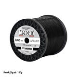 Mercan Standart 1 Kg Siyah Bobin Misina