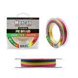 Mercan Premium PE X4 Multicolor Örgü İp 150m Makara Misina