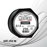 Mercan Standart Gri Renk Makara Misina 250 m-150 m