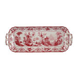 Lucky Art Florantine Kulplu Baton Tabak 33Cm Kirmizi