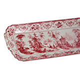 Lucky Art Florantine Kulplu Baton Tabak 33Cm Kirmizi