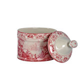 Lucky Art Florantine Kavanoz Küçük Kirmizi