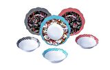 Lucky Art Camelie Bone 24 Parça Yemek Takımı LYXI 018