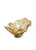 Lucky Art Turuncu Dekoratif Kase AMBER DERİN MEYVELIK 36X28X21 CM