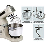 Berghoff Gem Retro Artisan Stand Mikser 7 L Vanilya