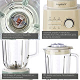 Berghoff Gem Retro Blender Mint Yeşil