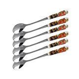 Lucky Art Valencia 6Li Çay Kaşiği Seti