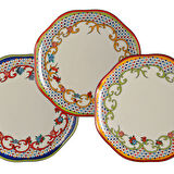 Lucky Art Fiora Bone 19Cm 6Li Tabak Seti