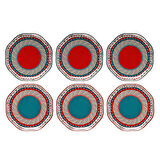 Lucky Art Liora Bone 19Cm 6Li Tabak Seti