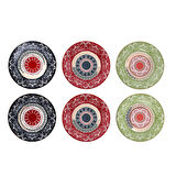 Lucky Art Lancelot Bone 27Cm 6Li Tabak Seti