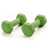 Gymo Neopren Dambıl 2x1kg Yeşil