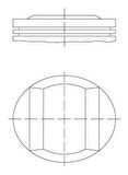 Mercedes Piston + Segman 0.25mm (m111.9, 90.16mm) W202 94>00 C208 97>02 W210 95>00 R170 96>00 - Mahle 0052101