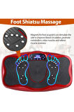 Glr 750 Kırmızı Güçlü Titreşimli Egzersiz Platformu Body Vibration Plate Makinesi