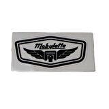 Mobylette M Yazı Siyah Pistonlu Kanatlı