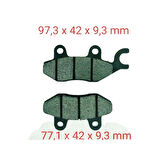 Tvs Ön Fren Disk Balatası Ask Fa197 Apache-Yamaha Crypton Ym-Ybr 250-Cbf 250