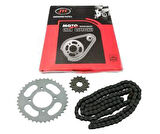 Mondial Mh Ön-Arka Dişli Zincir Seti 38-15T 428-116L İth