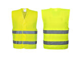 İkaz Yelegi Çırtlı Reflektörlü Sarı