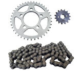 Mondial Drift L Ön-Arka Dişli Zincir Seti 36-15T 428H-128L İth