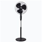 Cvs Dn 91002 Yuvarlak Ayaklı Vantilatör 16'' Siyah