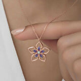 ​Gümüş Çiçek Kadın Kolye