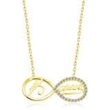 Gümüş Sonsuzluk Kemal Atatürk Kadın Kolye