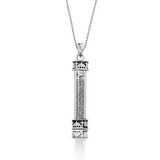 Gümüş Minare Cevşen Dualı Kolye