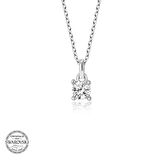 Swarovski Taşlı Gümüş Tektaş Kadın Kolye