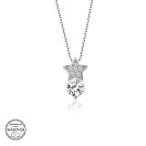 Swarovski Taşlı Gümüş Yıldız Tektaş Kadın Kolye