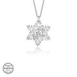 Swarovski Taşlı Gümüş Kartanesi Bayan Kolye