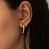 Gümüş Halka Kadın Küpe