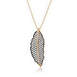 Gümüş Yaprak Kadın Kolye