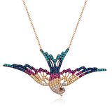 Gümüş Kırlangıç Kadın Kolye