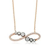 Gümüş Su Yolu Sonsuzluk Kadın Kolye