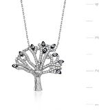 Gümüş Dilek Ağacı Kadın Kolye