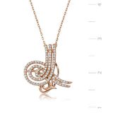 Gümüş Tuğralı Kadın Kolye