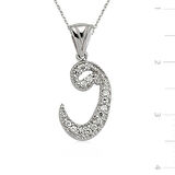 Gümüş Kadın Vav Kolye